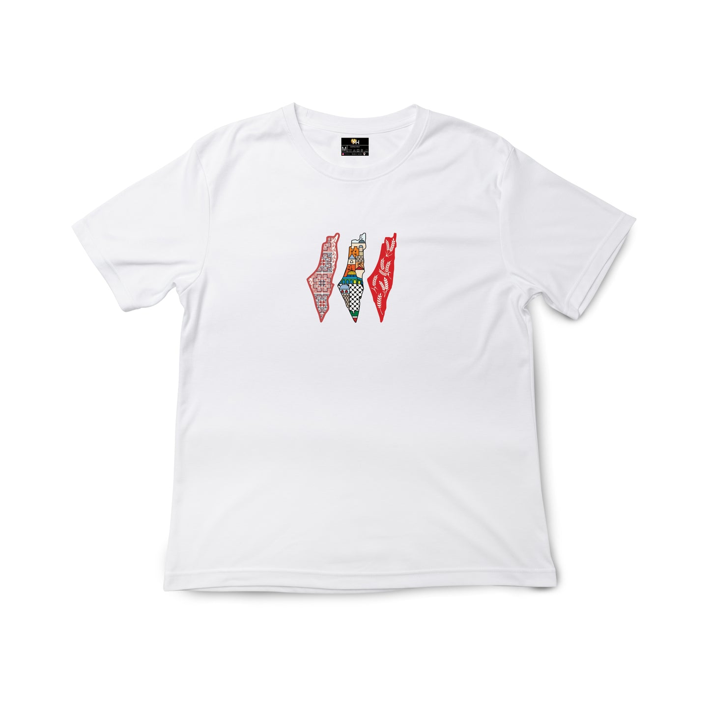 Palestine Maps – Premium Cotton T-Shirt