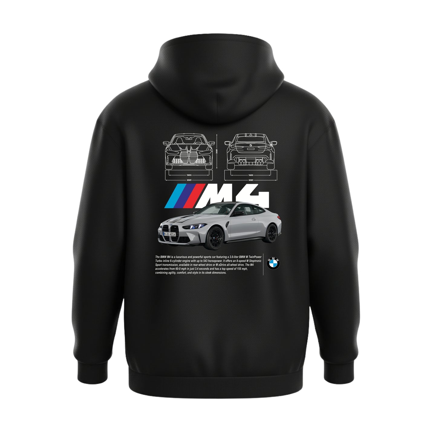 Bmw M4 – Premium Cotton Hoodie