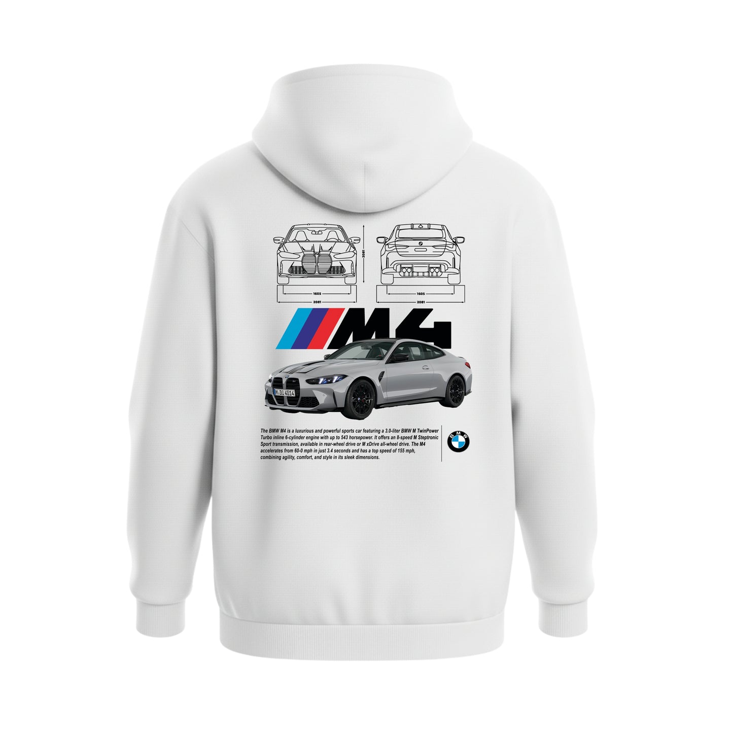 Bmw M4 – Premium Cotton Hoodie