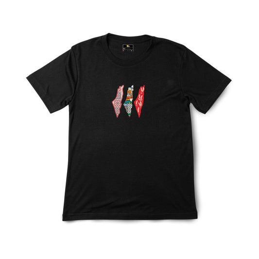 Palestine Maps – Premium Cotton T-Shirt