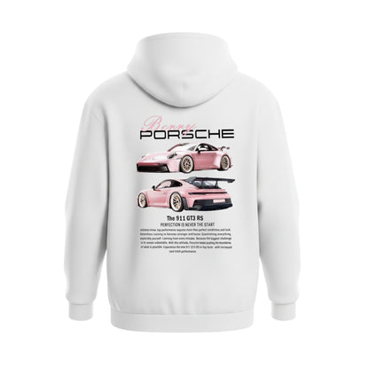 Pink Porsche – Premium Cotton Hoodie