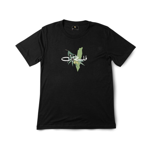 Palestine Olive – Premium Cotton T-Shirt
